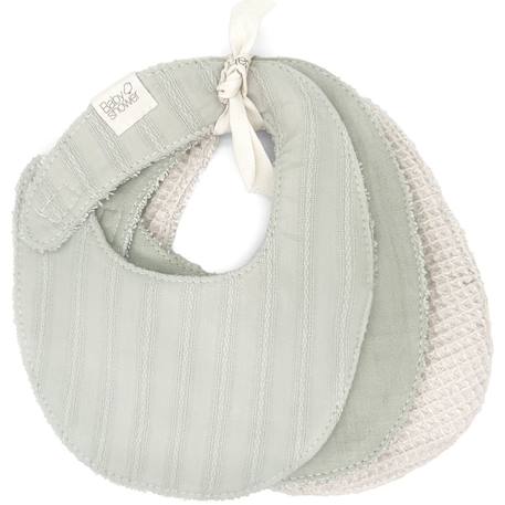 Lot de 3 bavoirs lullaby mint Bleu 1 - vertbaudet enfant 