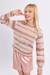 Pull en maille tie-dye - fille Rose 4 - vertbaudet enfant 