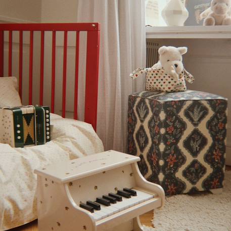 Piano miniature brillant à motif Jaune, beige 5 - vertbaudet enfant 