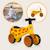 Draisienne sammy à 4 roues avec siège ergonomique Pink rose+White+Yellow honey 15 - vertbaudet enfant 