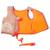 Gilet de natation beige tully le tigre (1-2 ans) Beige, orange 3 - vertbaudet enfant 