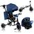 Tricycle poussette tris plus jusqu’à 25 kg avec siège réversible et accessoires Beige sand+Blue denim+Pink rose 7 - vertbaudet enfant 