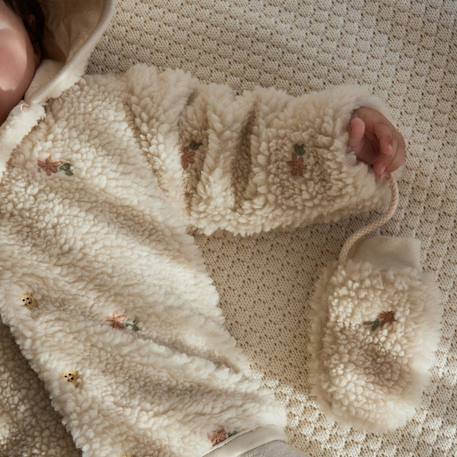 Moufles teddy sand flowers (3-9 mois) Beige 2 - vertbaudet enfant 