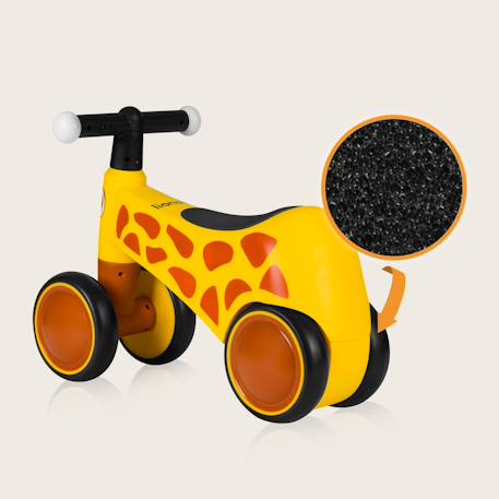 Draisienne sammy à 4 roues avec siège ergonomique Pink rose+White+Yellow honey 18 - vertbaudet enfant 