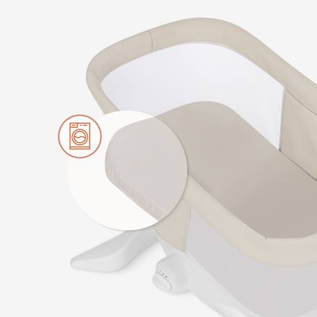 Balancelle et nacelle électrique vivi set avec 3 modes, 12 mélodies et télécommande Beige sand 5 - vertbaudet enfant 