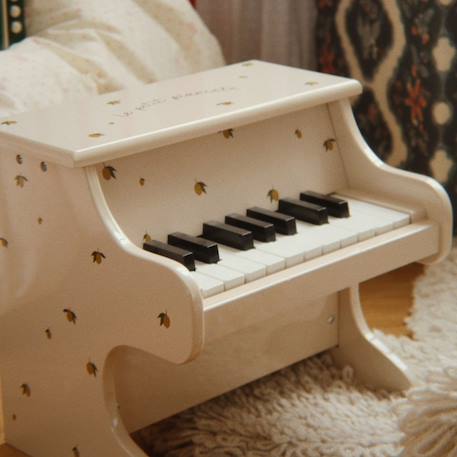 Piano miniature brillant à motif Jaune, beige 4 - vertbaudet enfant 