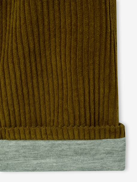 Pantalon large garçon cappuccino+lichen 20 - vertbaudet enfant 