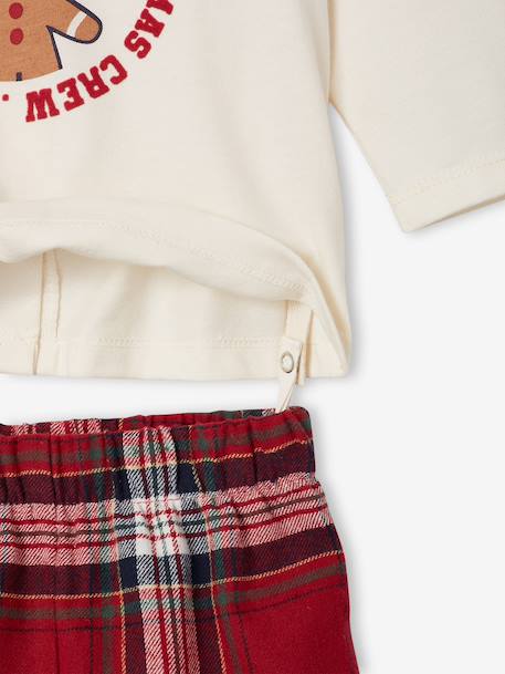 Pyjama 2 pièces naissance Capsule Famille écru 10 - vertbaudet enfant 