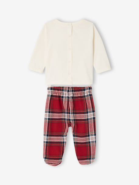 Pyjama 2 pièces naissance Capsule Famille écru 8 - vertbaudet enfant 