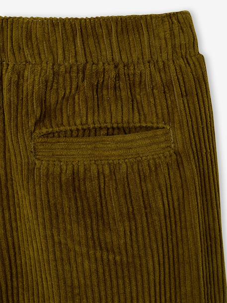 Pantalon large garçon cappuccino+lichen 21 - vertbaudet enfant 