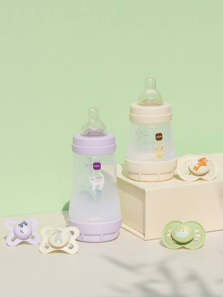 Lot de 2 biberons 260 ml Easy Start anti-colique Nature Guardian Lilas + sable+Océan + sable 1 - vertbaudet enfant 