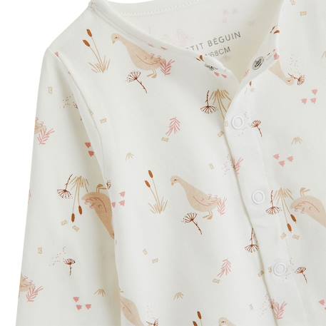 Ensemble salopette bébé en molleton et t-shirt margot Rose 6 - vertbaudet enfant 