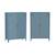 Lot de 2 commodes/armoires métal 2 portes soho l 75 x p 33 x h 110 cm Beige+Bleu gris+Kaki+Noir+Rose+Terracotta+Vert clair 8 - vertbaudet enfant 