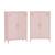 Lot de 2 commodes/armoires métal 2 portes soho l 75 x p 33 x h 110 cm Beige+Bleu gris+Kaki+Noir+Rose+Terracotta+Vert clair 26 - vertbaudet enfant 