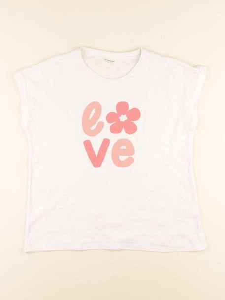 Tee-shirt - 14 ans Beige 1 - vertbaudet enfant 