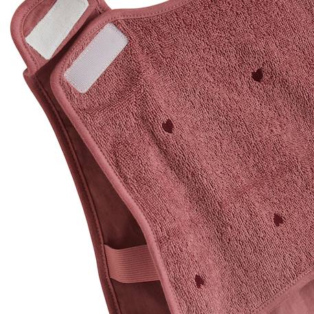 Lot de 2 bavoirs bébé en éponge aimée Rose 5 - vertbaudet enfant 