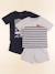 Lot de 2 pyjamas coton - 6 ans Bleu, gris 1 - vertbaudet enfant 