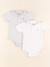 Lot de 2 bodies en coton - 3 mois Blanc, bleu 1 - vertbaudet enfant 