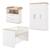 Ensemble chambre bébé 'jimmy' – chambre complète 3 pièces Blanc+Mauve+Sauge 2 - vertbaudet enfant 