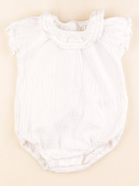 Combinaison - 9 mois Blanc 1 - vertbaudet enfant 