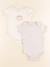 Lot de 2 bodies en coton - 12 mois Beige, jaune 1 - vertbaudet enfant 