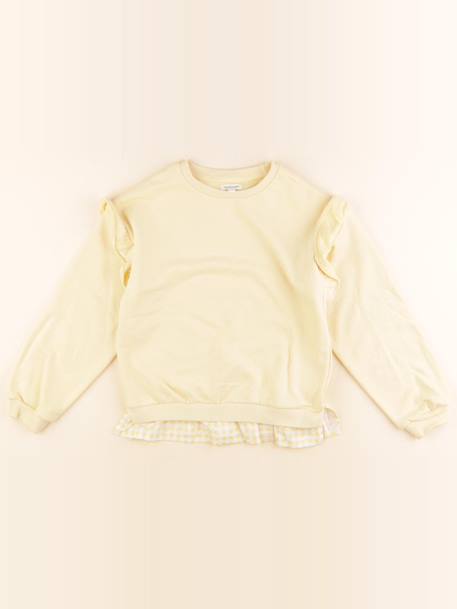 Sweat - 10 ans Jaune 1 - vertbaudet enfant 