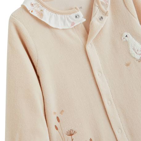 Pyjama bébé en velours margot Rose 4 - vertbaudet enfant 