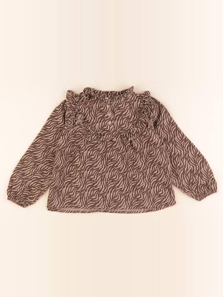 Blouse - 5 ans Marron 1 - vertbaudet enfant 