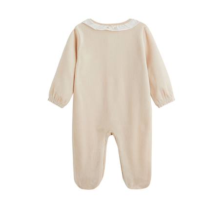 Pyjama bébé en velours margot Rose 3 - vertbaudet enfant 