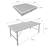 Mini table de ping pong pliable 150x75cm indoor, avec 4 raquettes et 6 balles, pour utilisation intérieure Bleu+Noir 11 - vertbaudet enfant 