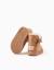 Bottines avec doublure en peluche douce synthétique et imprimés minnie Beige foncé 3 - vertbaudet enfant 