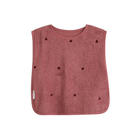 Lot de 2 bavoirs bébé en éponge aimée Rose 3 - vertbaudet enfant 