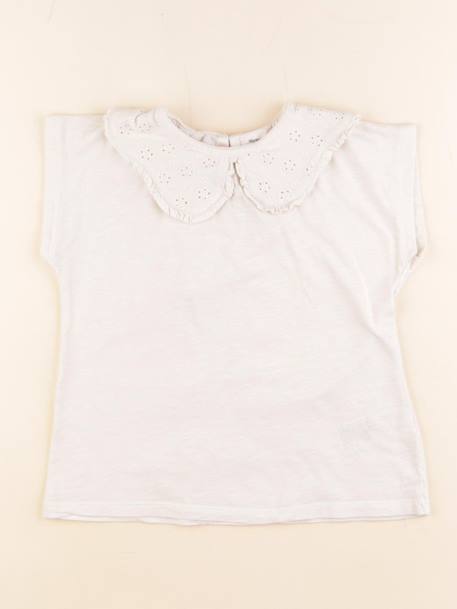 Tee-shirt - 8 ans Beige 1 - vertbaudet enfant 