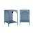 Table de chevet, table d'appoint industrielle métal (lot de 2) soho Beige+Bleu+Bleu gris+Kaki+Noir+Rose+Terracotta+Vert clair 14 - vertbaudet enfant 