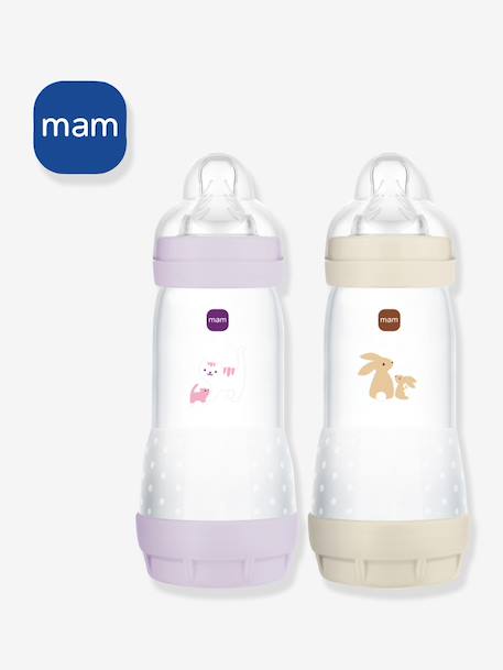 Lot de 2 biberons 320 ml Lilas + sable+Océan + sable 1 - vertbaudet enfant 