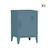 Lot de 2 tables de chevet industrielle métal, 1 porte Bleu+Bleu gris+Kaki+Noir+Rose+Terracotta+Vert clair 11 - vertbaudet enfant 