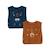 Lot de 2 bavoirs bébé en éponge kimmo Bleu 2 - vertbaudet enfant 