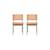Chaise bois pour enfant intérieur/extérieur, salon de jardin enfant bois d'acacia (lot de 2) caroline Vert de gris 3 - vertbaudet enfant 