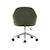 Chaise de bureau enfant à roulettes ajustable tissu chenille - stan kid Kaki 4 - vertbaudet enfant 