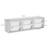 Meuble de rangement pour enfant, 6 bacs en plastique Blanc+Naturel 5 - vertbaudet enfant 
