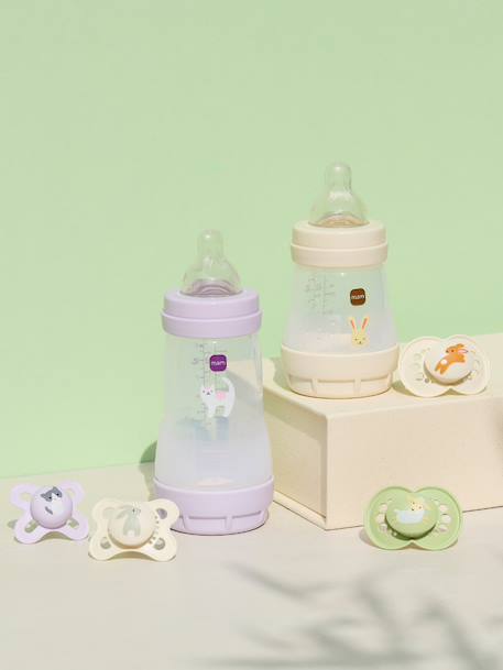 Lot de 2 biberons 160 ml Easy Start anti-colique Nature Guardian Lilas + sable+Océan + sable 1 - vertbaudet enfant 