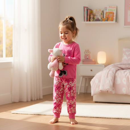 Pyjama manches longues minnie Rose+Rose pâle 2 - vertbaudet enfant 