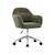 Chaise de bureau enfant à roulettes ajustable tissu chenille - stan kid Kaki 2 - vertbaudet enfant 