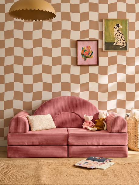 Canapé mousse modulable ALTO beige+rose+vert 10 - vertbaudet enfant 