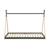 Lit tipi enfant  bois de pin sommier à lattes inclus tobias Blanc+Vert 10 - vertbaudet enfant 