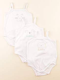 Lot de 3 bodies en coton - 24 mois  - vertbaudet enfant