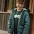 Manteau enfant imperméable doublé sherpa avec capuche malo Vert 5 - vertbaudet enfant 