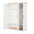 Ensemble chambre bébé 'jimmy' – chambre complète 3 pièces Blanc+Mauve+Sauge 4 - vertbaudet enfant 