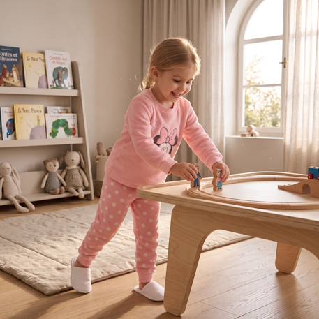 Pyjama polaire fille minnie Rosatre 2 - vertbaudet enfant 