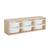 Meuble de rangement pour enfant, 6 bacs en plastique Blanc+Naturel 8 - vertbaudet enfant 